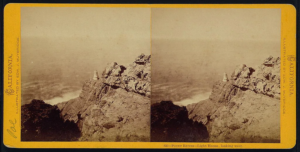 Point Reyes-Light House, looking west, Point Reyes National Seashore, California, 1870