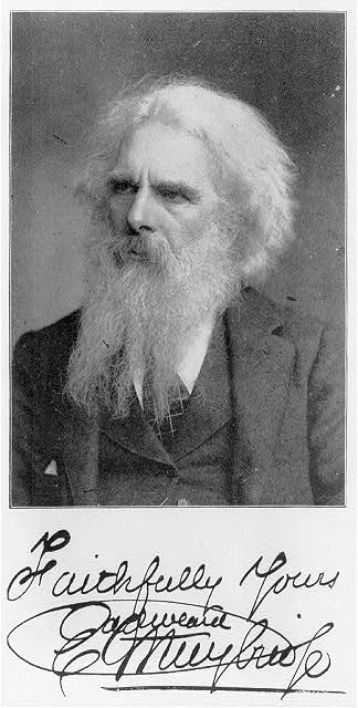 [Eadweard Muybridge, bust, facing right], 1893