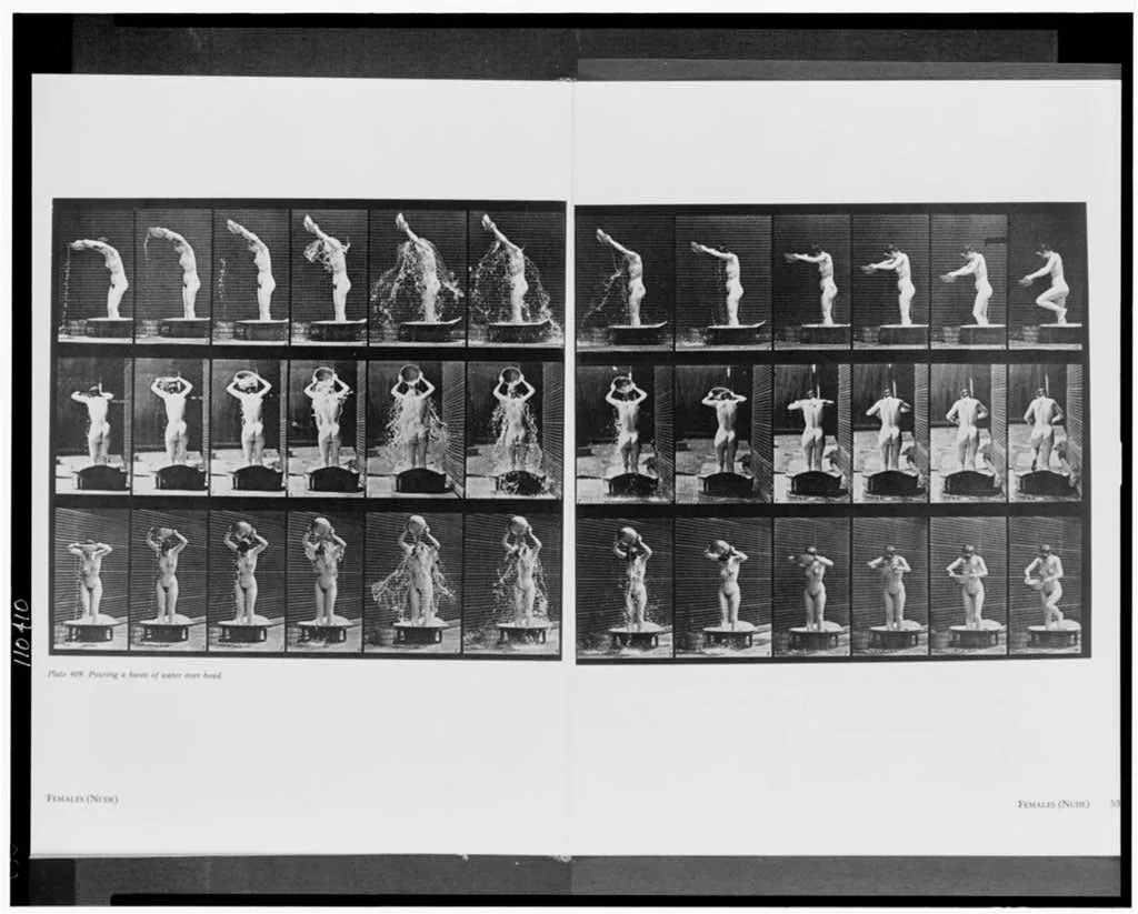Pouring a basin of water over head, 1907