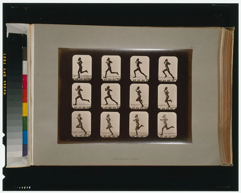 Athletes. Running, Palo Alto, California, 1881