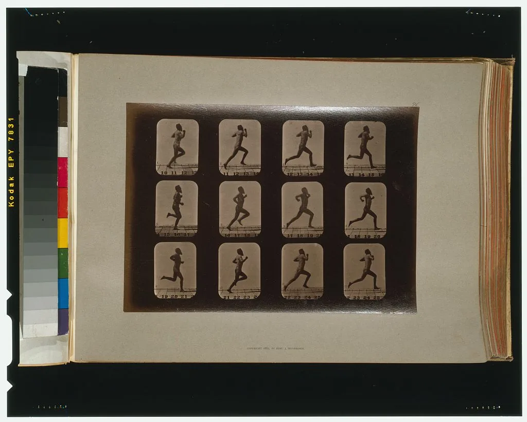 Athletes. Running, California, Palo Alto, 1881