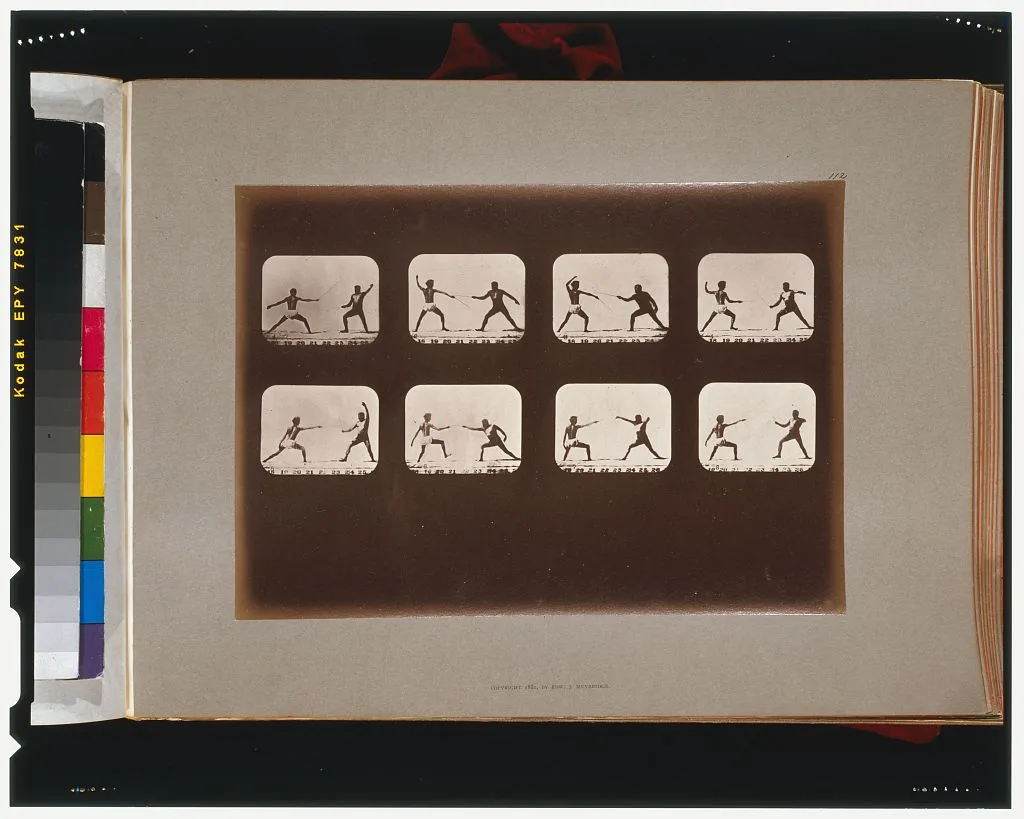 Athletes. Fencing, California, Palo Alto, 1881