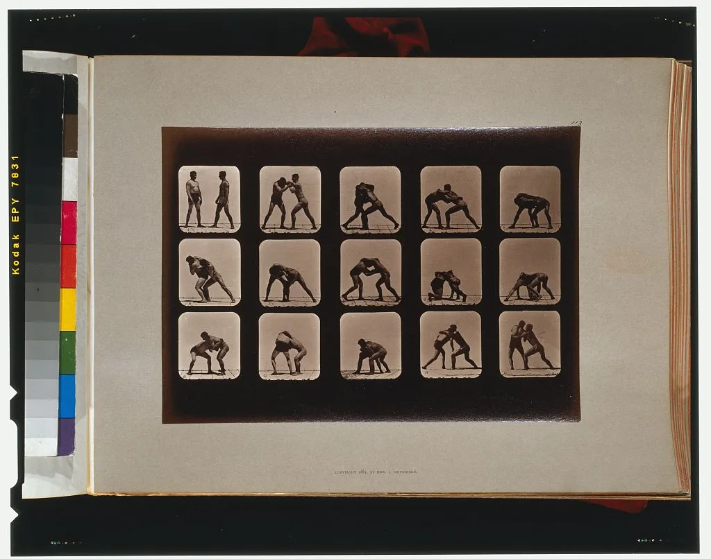 Athletes. Wrestling, California, Palo Alto, 1881