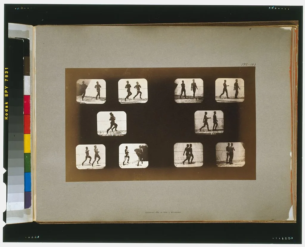 Athletes. Walking, California, Palo Alto, 1881