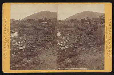 Panama. A walk around the walls, 1873
