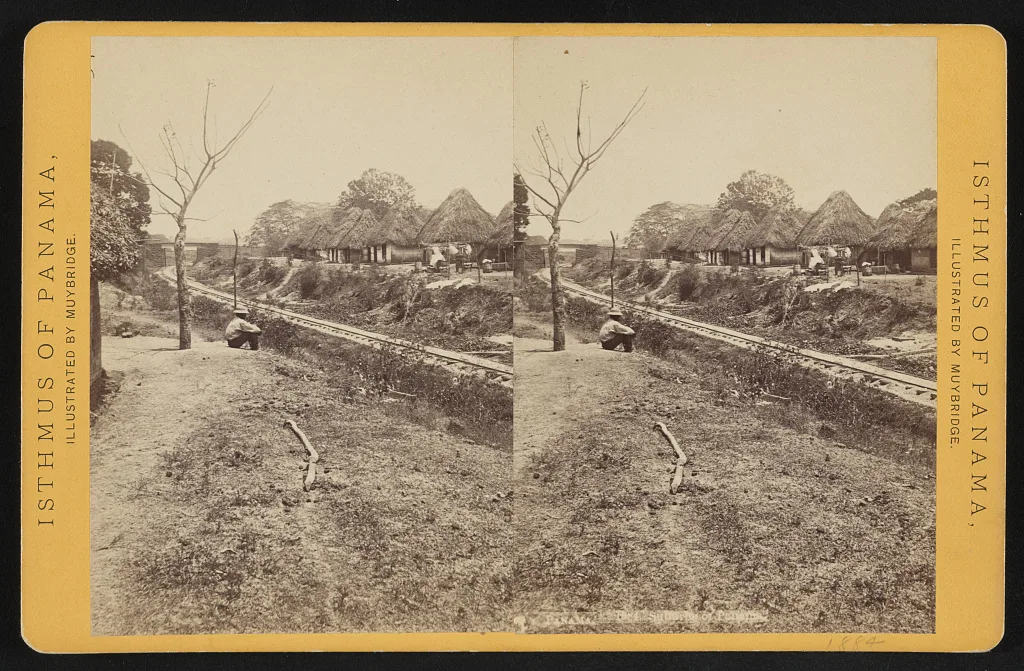 Panama. Suburbs of Panama, 1873