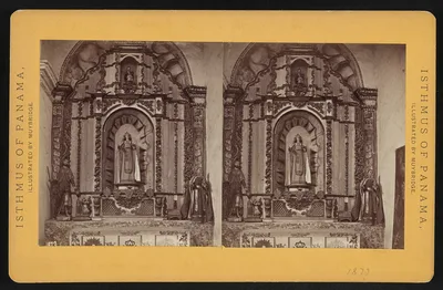 Panama. Church of Santa Ana, 1873