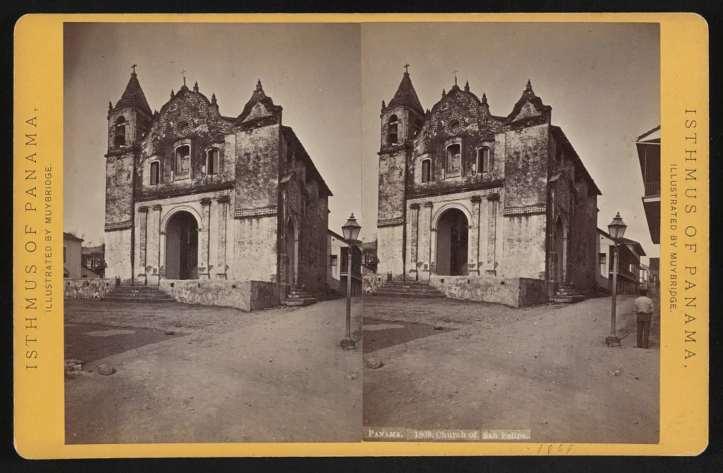 Panama. Church of San Felipe, 1873