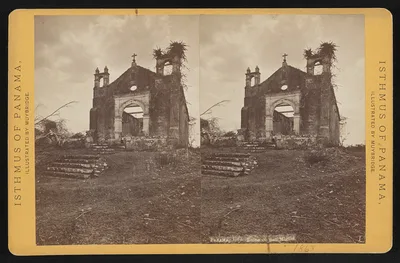 Panama. Ruins of Church of San Miguel, 1873