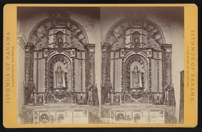 Panama. Church of Santa Ana, 1873