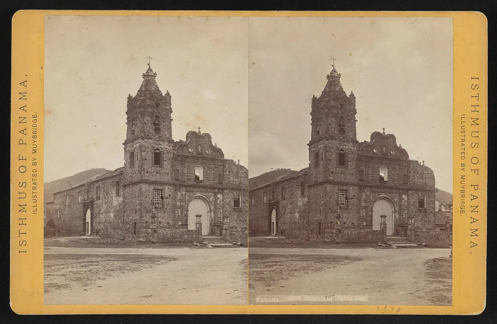 Panama. Church of Santa Ana, 1873