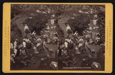 Quezaltenango. Baths of Amolongo, Guatemala, Quetzaltenango, 1873