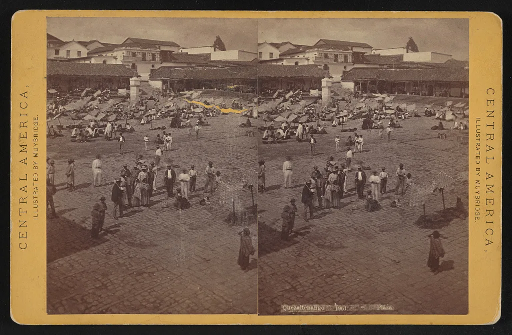 Quezaltenango. Plaza, Guatemala, Retalhuleu, 1873