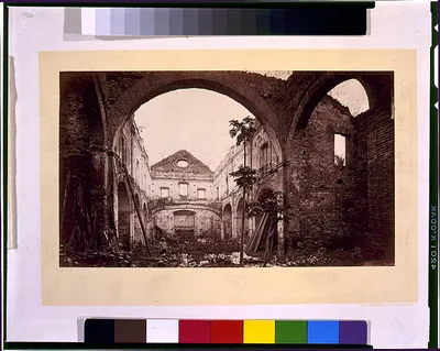 Photograph from 1875: Ruins of the Church of Santo Domingo, Panama